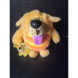 Yoko Kennel Plush Dog with Puppy Jay at Play 2011 Orange Yellow Stripe No Sound